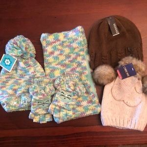 Girls Winter Accessories Bundle; NWT